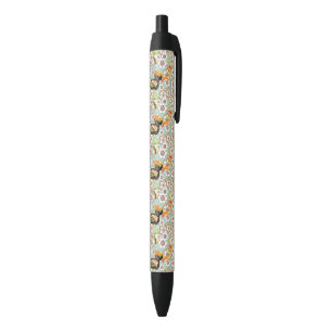 Japans voedsel: Sushi Pattern 4 Zwarte Inkt Pen