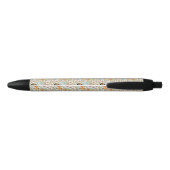 Japans voedsel: Sushi Pattern 4 Zwarte Inkt Pen (Achterkant)