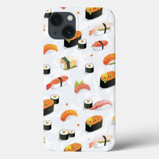 Japans voedsel: Sushi Pattern Case-Mate iPhone Case (Achterkant)