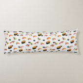 Japans voedsel: Sushi Pattern Lichaamskussen (Achterkant)