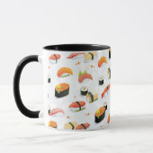 Japans voedsel: Sushi Pattern Mok (Links)