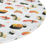 Japans voedsel: Sushi Pattern Snijplank (Hoek)