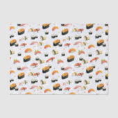 Japans voedsel: Sushi Pattern Tissuepapier (Voorkant)