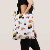 Japans voedsel: Sushi Pattern Tote Bag (Dichtbij)