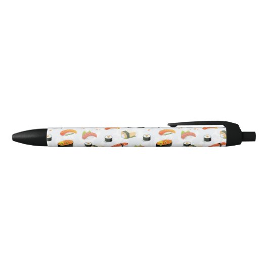 Japans voedsel: Sushi Pattern Zwarte Inkt Pen (Bovenkant)