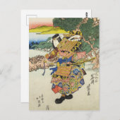  Japans Vrouwen Warrior edo periode Briefkaart (Voorkant / Achterkant)