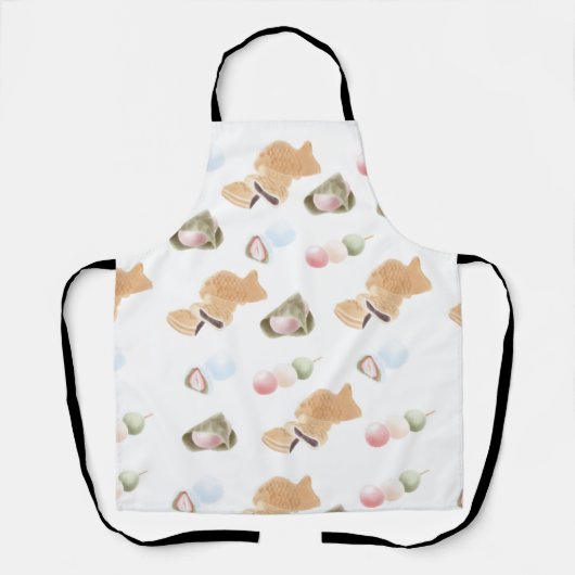 Japans Wagashi Pattern Schort (Voorkant)