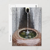 Japans waterbekken briefkaart (Voorkant / Achterkant)
