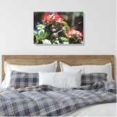 Japans wit oog canvas afdruk (Insitu (Slaapkamer))