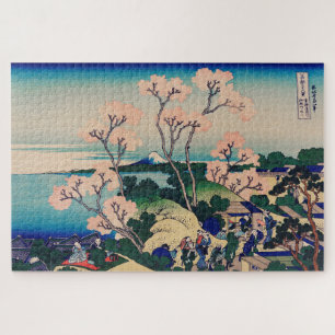 Japans Woodblock Art Sakura Mount Fuji Legpuzzel