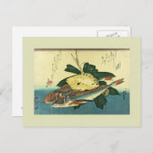 Japans Woodblock Briefkaart (Voorkant / Achterkant)