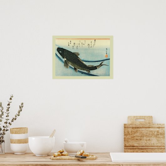 Japans Woodblock Poster (Keuken)