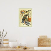 Japans Woodblock Poster (Keuken)