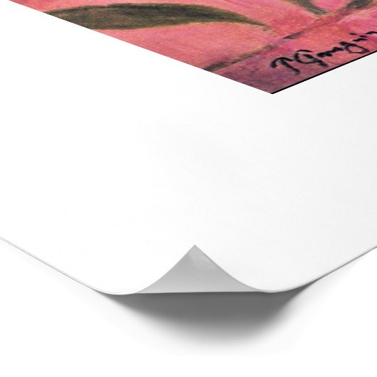 Japans Woodblock-still-leven van Paul Gauguin Poster (Hoek)