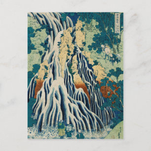  Japans Woodblock Waterfall Kirifuri Briefkaart