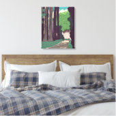Japans Woud Canvas Afdruk (Insitu (Slaapkamer))