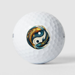 Japans Yin Yang symbool Koi Vis Golfballen