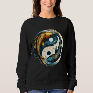 Japans Yin Yang-symbool Koi Vis Trui