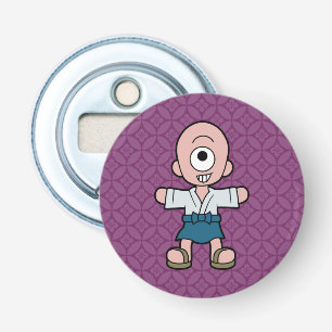Japans Yokai Hitotsume-kozo Button Flesopener