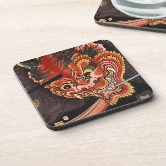 Japans Yokai Oni King Fine Art Onderzetter (Linkerzijde)