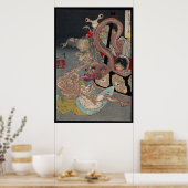 Japans Yokai Ukiyo-e Omoi Tsuzura door Yoshitoshi Poster (Keuken)
