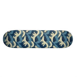 Japans zee golft patroon skateboard