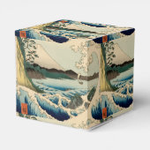 Japans Zee van Satta Hiroshige Art Bedankdoosjes (Achterkant)