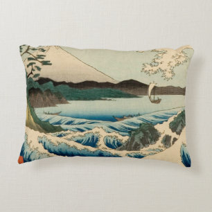 Japans Zee van Satta Hiroshige Art Decoratief Kussen