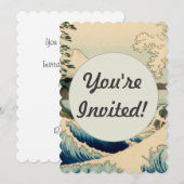 Japans Zee van Satta Hiroshige Art Kaart (Voorkant / Achterkant)