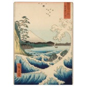 Japans Zee van Satta Hiroshige Art Klembord (Achterkant)