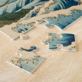 Japans Zee van Satta Hiroshige Art Legpuzzel (Zijkant)