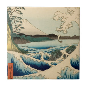 Japans Zee van Satta Hiroshige Art Tegeltje