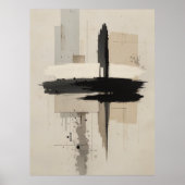 Japans Zen minimalistisch Poster kalm Moderne Muur (Voorkant)