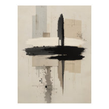 Japans Zen minimalistisch Poster kalm Moderne Muur