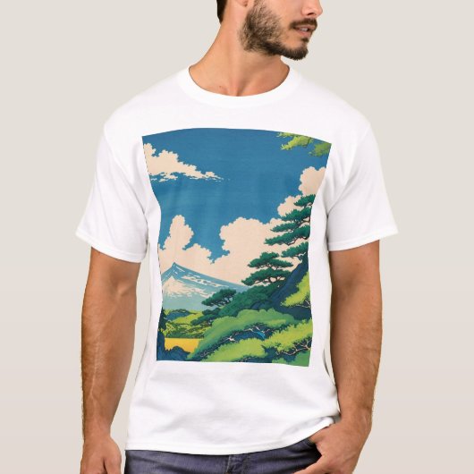 Japans zomerseizoen t-shirt (Voorkant)