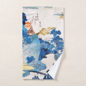 Japans zonnegerlandschap, Kuniyoshi, Ukiyo-e Bad Handdoek (Handdoek)