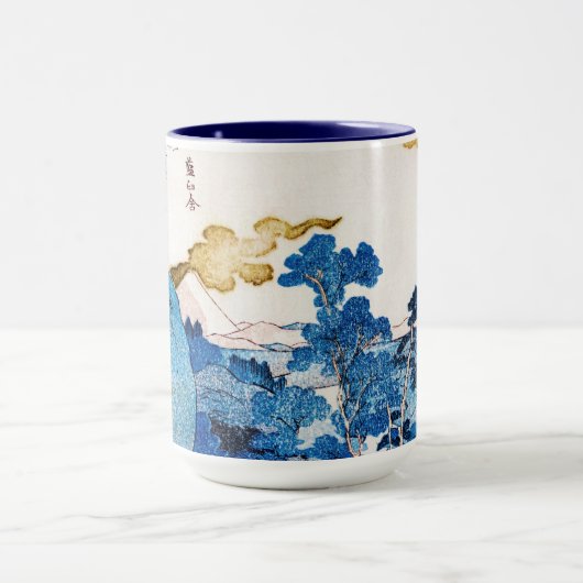 Japans zonnegerlandschap, Kuniyoshi, Ukiyo-e Mok (Midden)