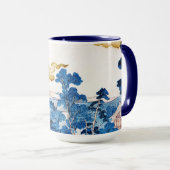 Japans zonnegerlandschap, Kuniyoshi, Ukiyo-e Mok (Voorkant rechts)