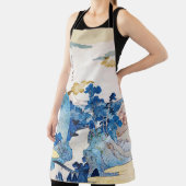 Japans zonnegerlandschap, Kuniyoshi, Ukiyo-e Schort (Insitu)