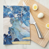 Japans zonnegerlandschap, Kuniyoshi, Ukiyo-e Theedoek (Quarter Fold)