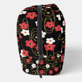 Japans Zwart Sakura Blossom Monogram Initialen Toilettasje (Rechts)