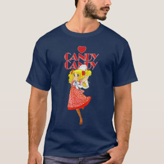Japanse 80s Retro Snoep Cartoon Vintage Anime Man T-shirt