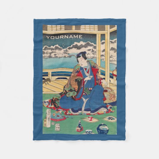 Japanse aangepaste deken voor kunst (Voorkant)
