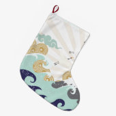 japanse afbeelding van de bergzon grote kerstsok (Voorkant (Hangend))