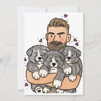 Japanse Akita Inu Tigrés Kaart