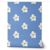 Japanse Anemone Bloem Wallpaper Behang (Afrollen)