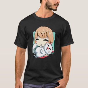 Japanse animatiecampagne voor gipskat Kitten Anima T-shirt
