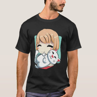 Japanse animatiecampagne voor gipskat Kitten Anima T-shirt