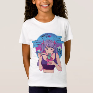 Japanse anime Ramen T-shirt