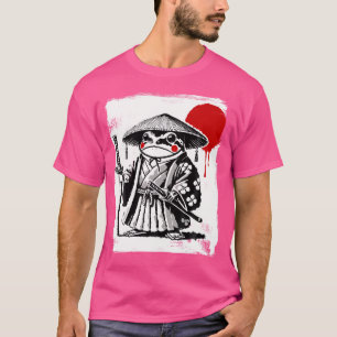 Japanse Anime Samurai Kikker Ukiyo-E Art T-shirt